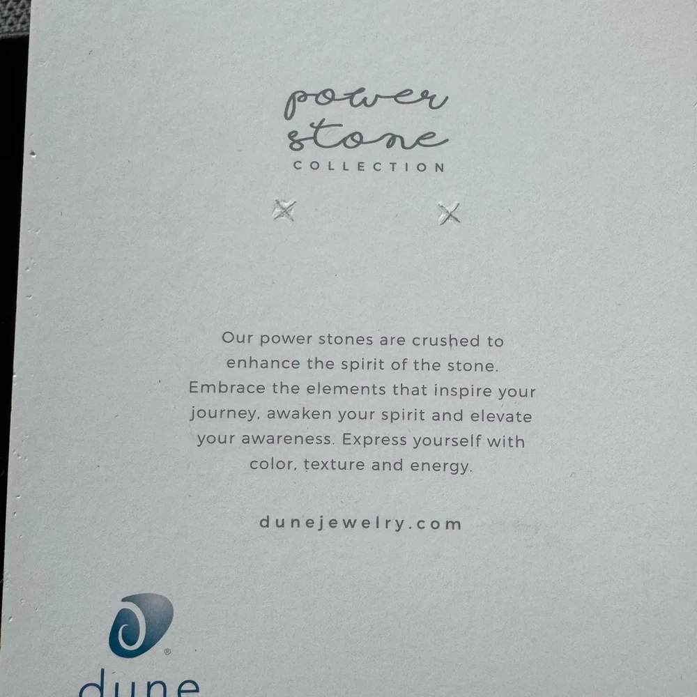 Dune Jewelry “Jet” Power Stone Necklace – Santa Rosa Beach Sand - Picture 7 of 8